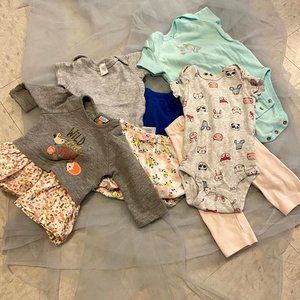 BABY GIRL CLOTHING BUNDLE